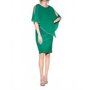 NEW JOSEPH RIBKOFF knit sheath dress in true emerald